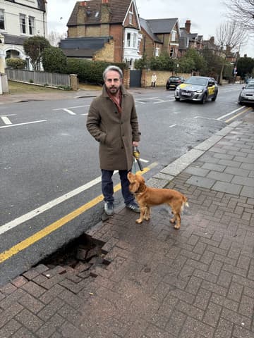Sam Merullo on the campaign trail