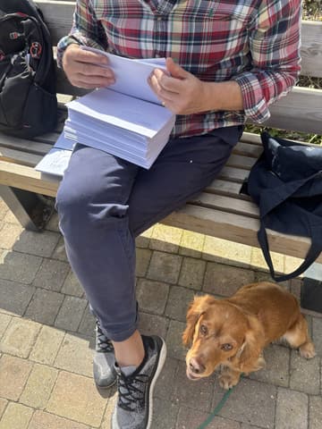 Sam Merullo on the campaign trail