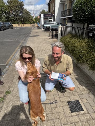 Sam Merullo on the campaign trail